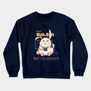 Nine Bun Bun Emergency Bunny Crewneck Sweatshirt